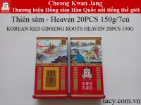 THIÊN SÂM KGC 20PCS 150g/7 củ